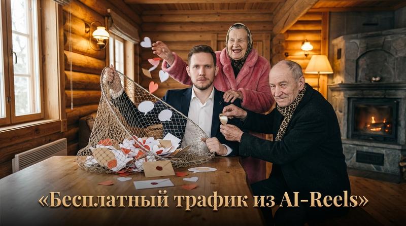 Пример AI видео генерации — Reels через нейросеть 1